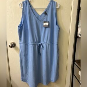 Eddie Bauer Women's Departure Easy Tank Dress in Peak Blue, Size XL